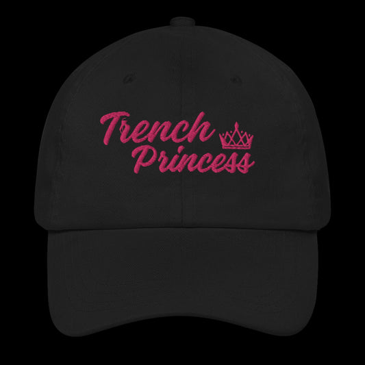 Trench Princess Hat (Black/Pink)