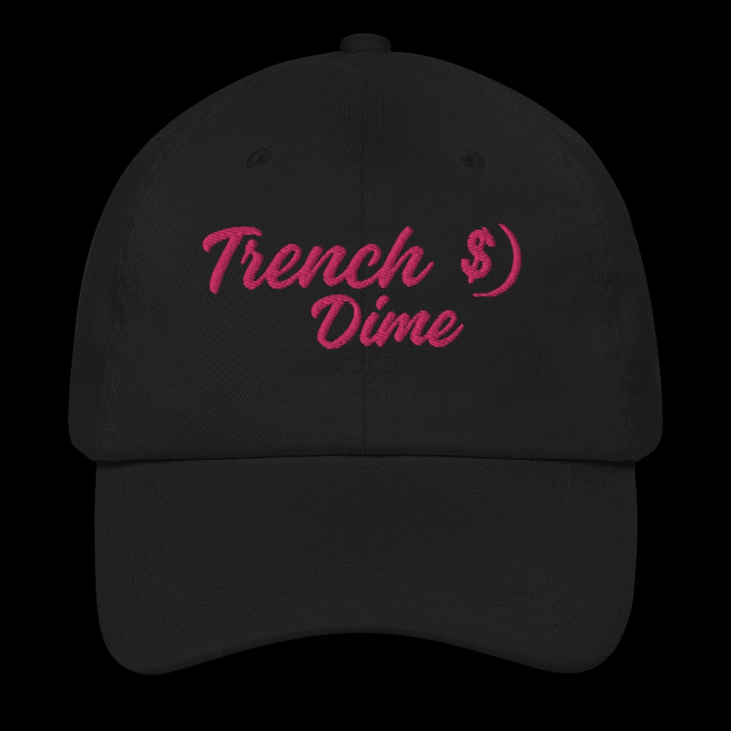 Trench Dime Hat (Black/Pink)