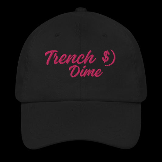 Trench Dime Hat (Black/Pink)