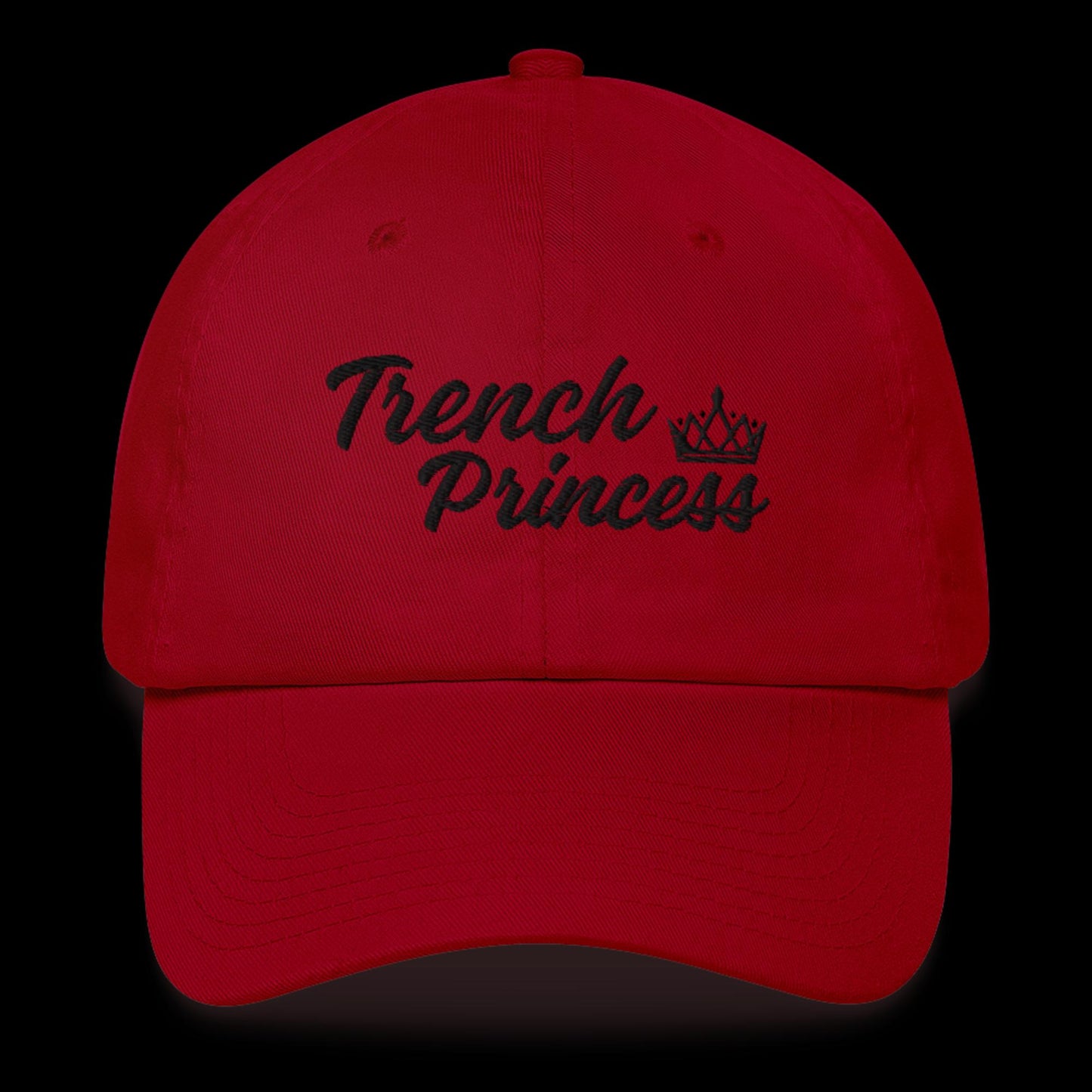 Trench Princess Hat (Red/Black)