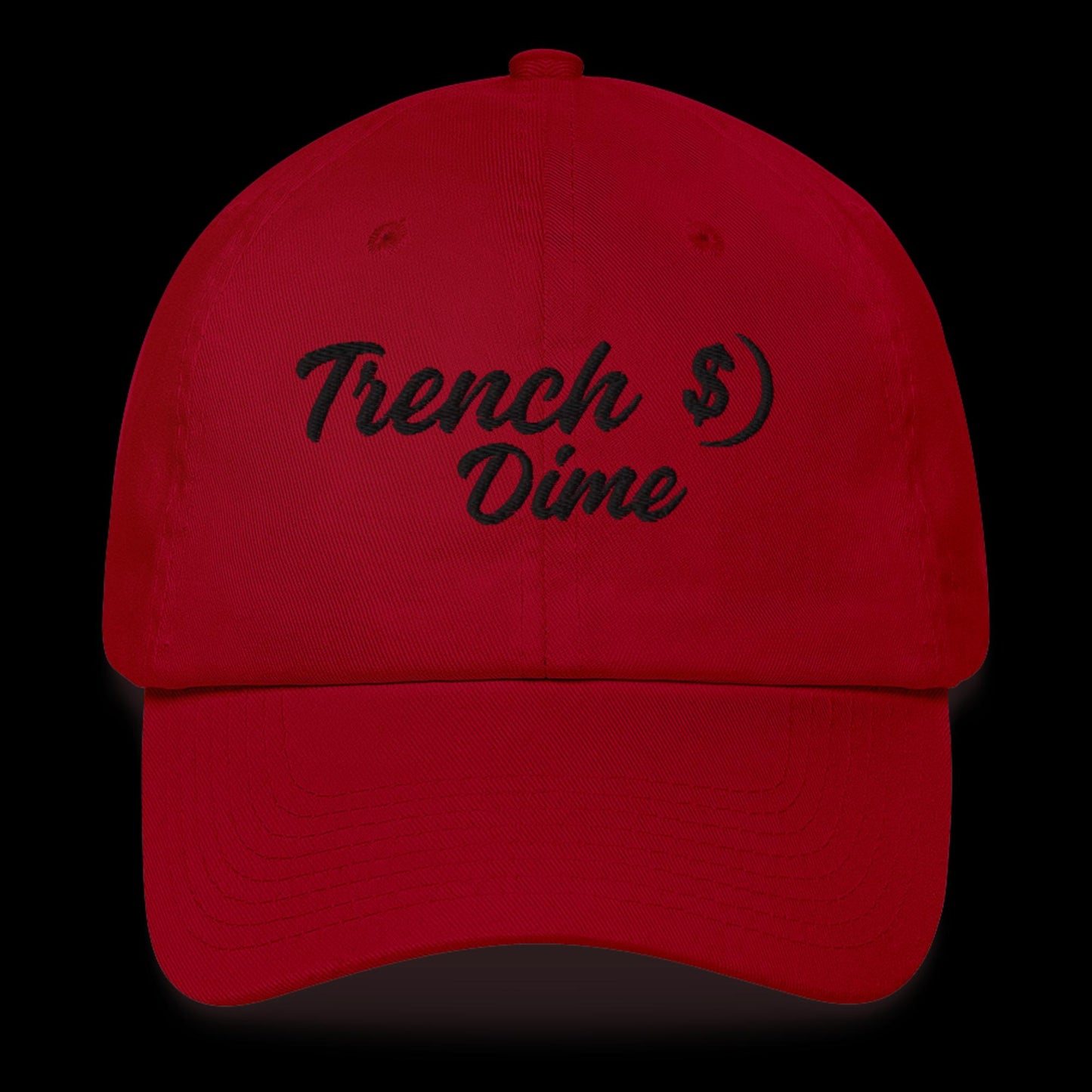 Trench Dime Hat (Red/Black)