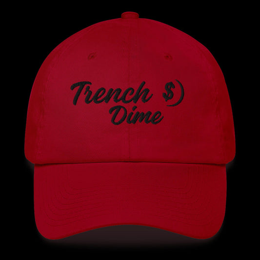 Trench Dime Hat (Red/Black)