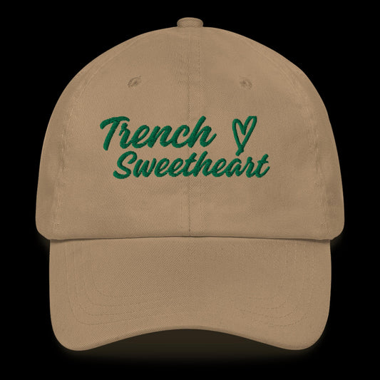 Trench Sweetheart Hat (Khaki/Green)