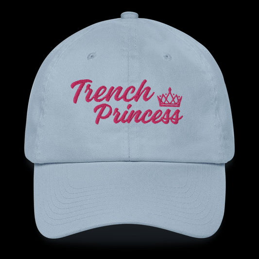 Trench Princess Hat (Blue/Pink)