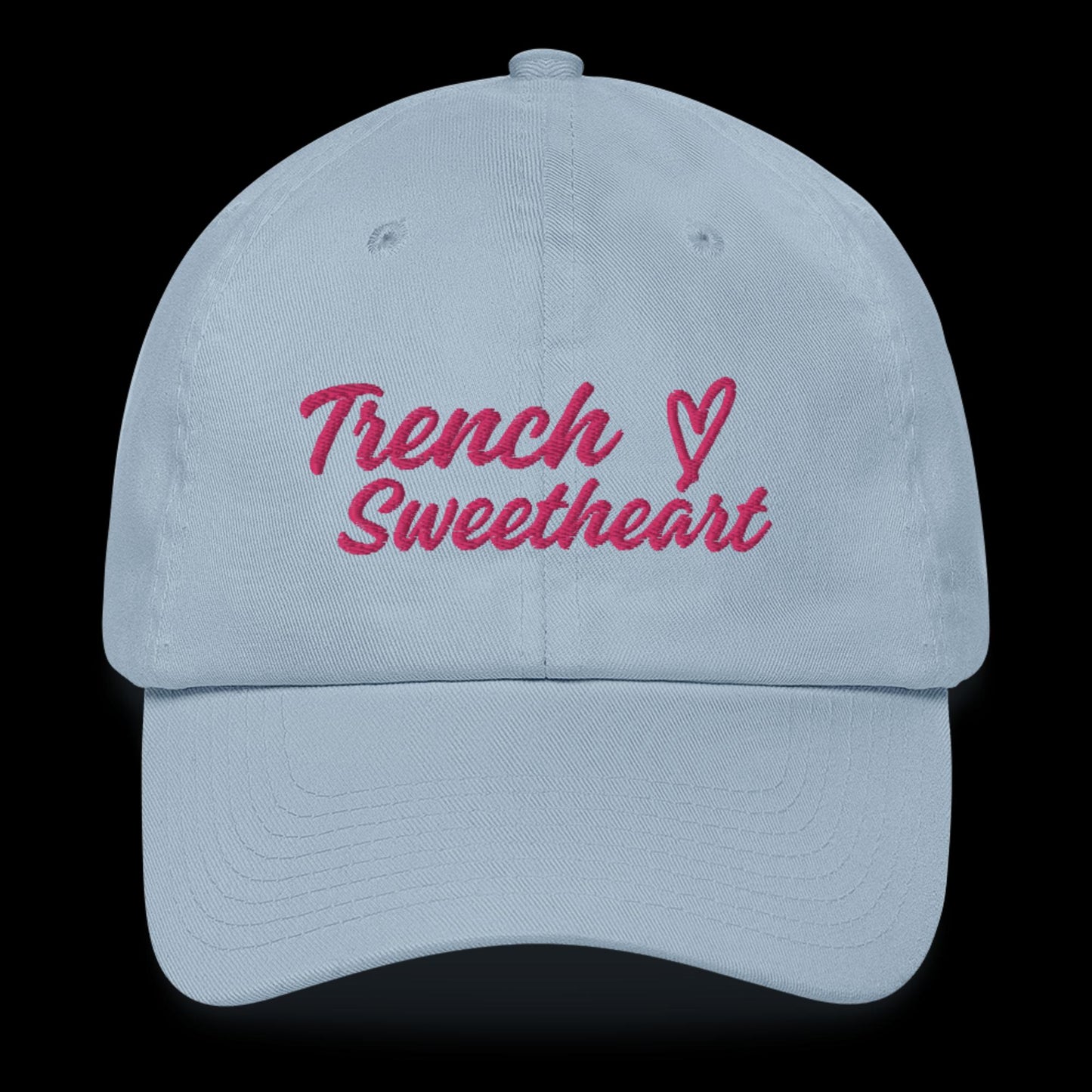 Trench Sweetheart Hat (Blue/Pink)