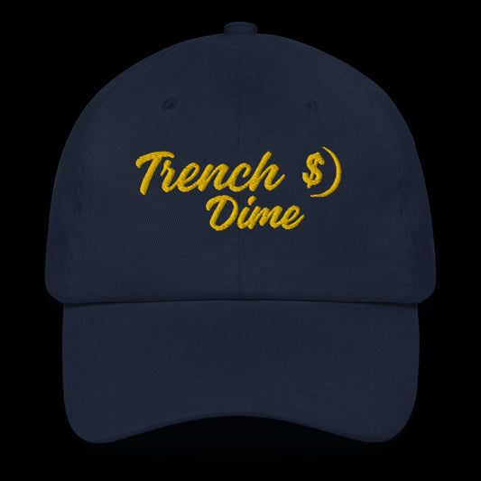 Trench Dime Hat (Navy/Yellow)