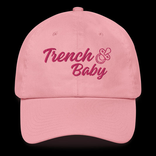 Trench Baby Hat (Baby Pink/Pink)