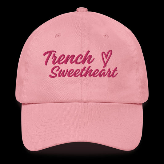 Trench Sweetheart Hat (Baby Pink/Pink)