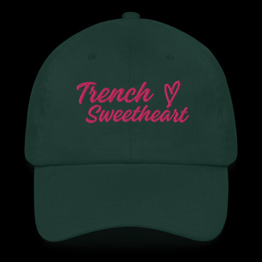 Trench Sweetheart Hat (Green/Pink)