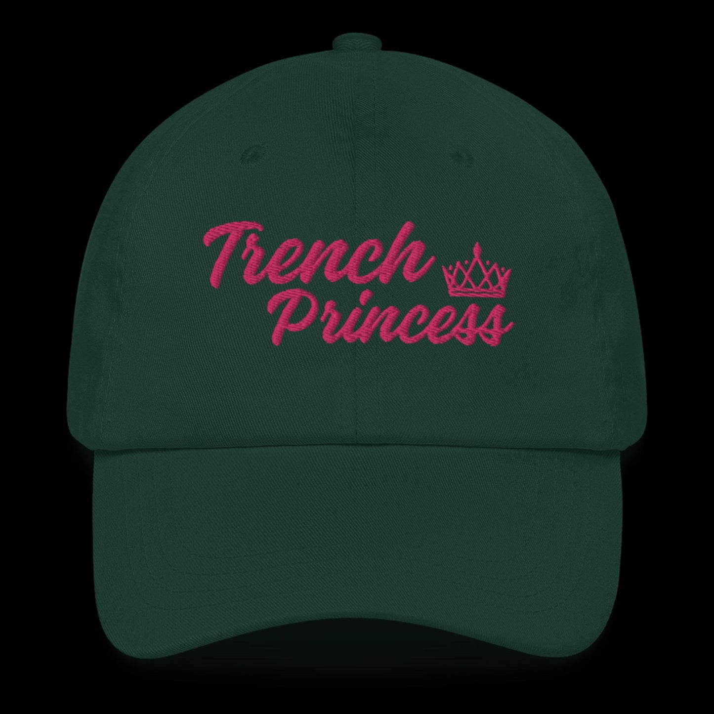 Trench Princess Hat (Green/Pink)