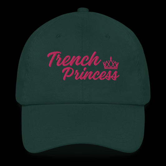 Trench Princess Hat (Green/Pink)