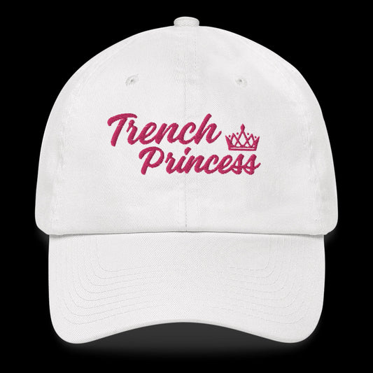 Trench Princess Hat (White/Pink)