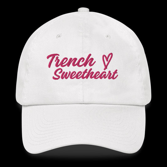 Trench Sweetheart Hat (White/Pink)